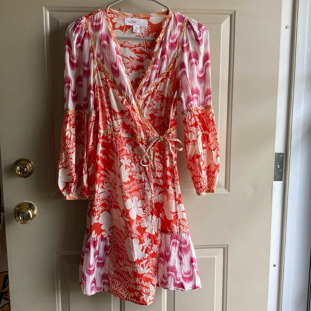 Vintage Anthropologie brand Lilka wrap dress (EUC)
